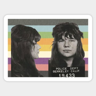 Celebrity Mug Shot: Janis Joplin Edition Sticker